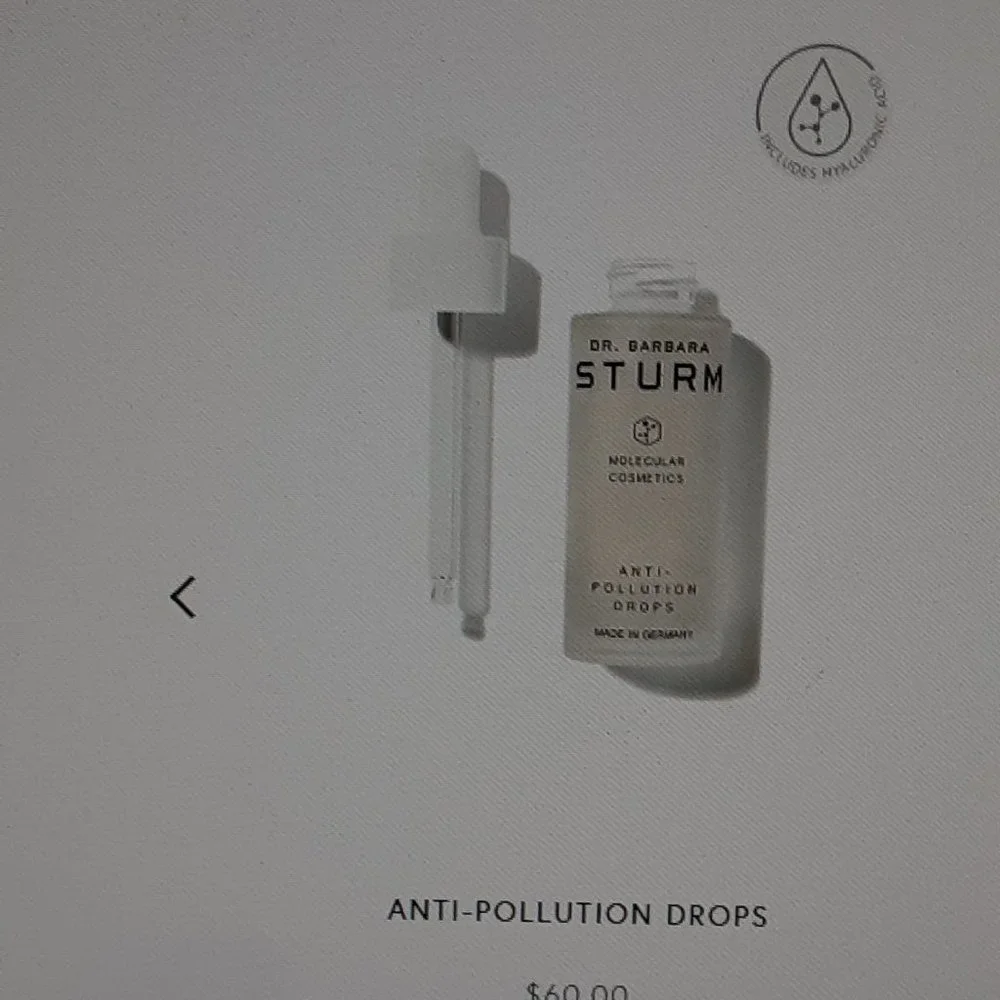 Dr. Barbara Sturm Anti Pollution Drops - made in Germany  - 10 ml  NEW